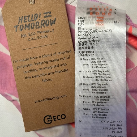 Billabong Another Paradise - Knot Bikini Top & Fiji Cheeky Bottom Set, Small - Picture 13 of 15